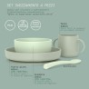Suavinex Color Set Svezzamento Silicone Verde - 401542