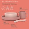 Suavinex Color Set Svezzamento Silicone Rosa - 401543