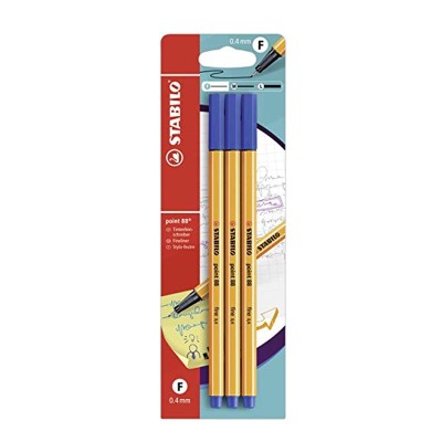 Stabilo Point88 Penna - PZ.3 - Blu