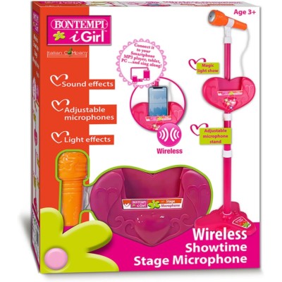 Microfono con Asta Wireless Ragazza - Bontempi 0044404871