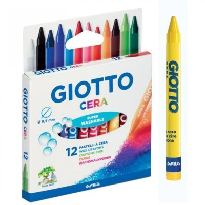 Fila Giotto Cera 12 Pezzi New Formula