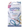 Fila Giotto Turbo Glitter 8 Pezzi
