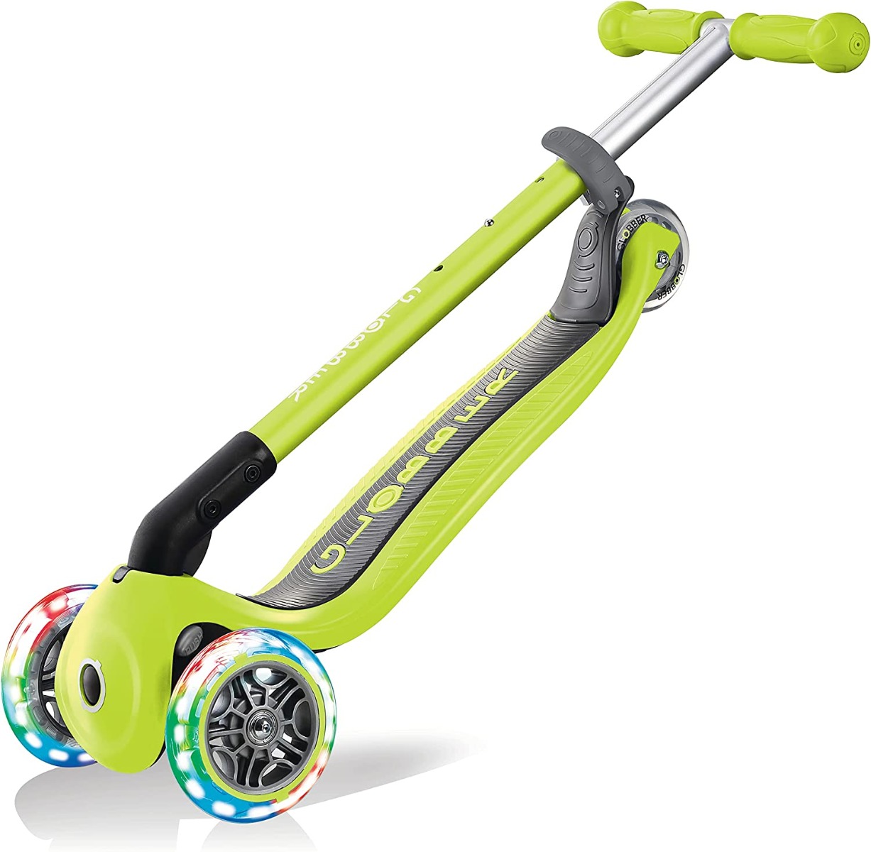 Globber Monopattino Unisex Junior col. Lime Con Luci