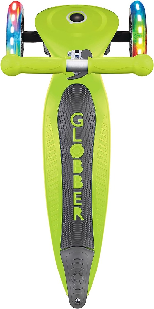 Globber Monopattino Unisex Junior col. Lime Con Luci