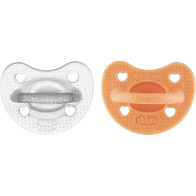 Chicco Succhiotto Gommotto 6-16 Mesi Luxe Girl 2 Pezzi 730333100
