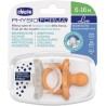 Chicco Succhiotto Gommotto 6-16 Mesi Luxe Girl 2 Pezzi 730333100