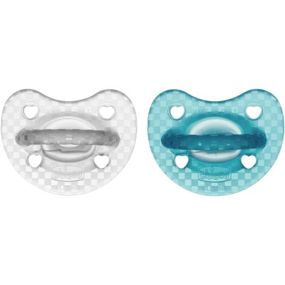Chicco Succhiotto Gommotto 16-36 Mesi Luxe Boy 2 Pezzi 730353200