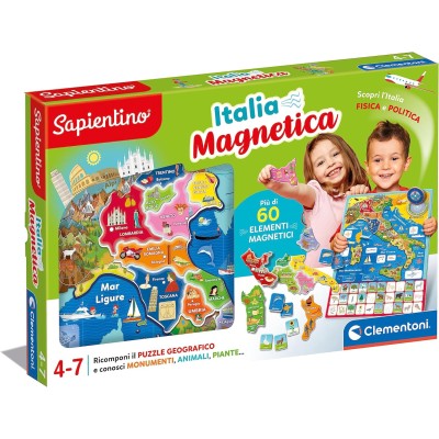 Sapientino Geo Puzzle Magnetico Italia - Clementoni 16751