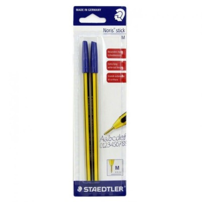 Staedtler Penna Noris Stick Blu 2 Pezzi