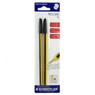 Staedtler Penna Noris Stick Nera 2 Pezzi