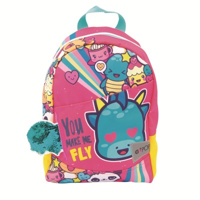 Gopop23 Zainetto Asilo Love&Peace - GG9T1000