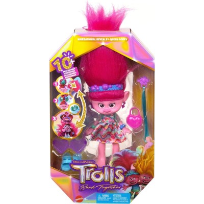 Trolls Poppy Magiche Acconciature - Mattel 0195HNF16