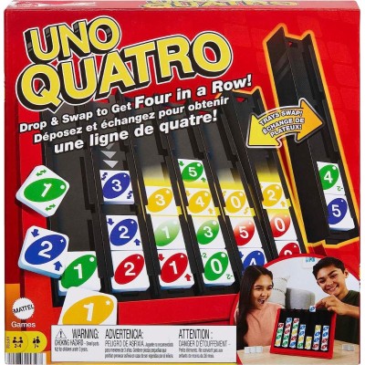 UNO Quattro Gioco Di Società - Mattel HPF82