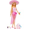 Barbie - Bambola Bionda Con Costume Da Bagno - HPL73