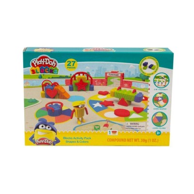 Playdoh Blocks Forme e Colori 27pz. - Grandi Giochi PLD03000