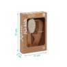 Kiokids Spazzola e Pettine in Legno