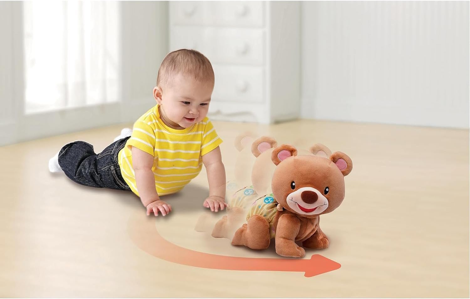 VTech Orsetto Teddy - Canta e Gattona con Me - 181107 