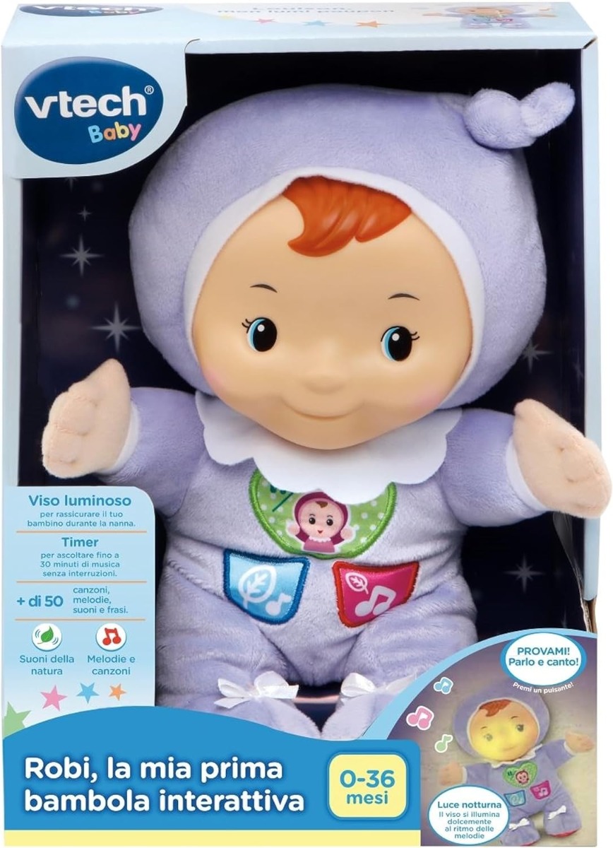 VTech Robi, la Mia Prima Bambola Interattiva - 186107
