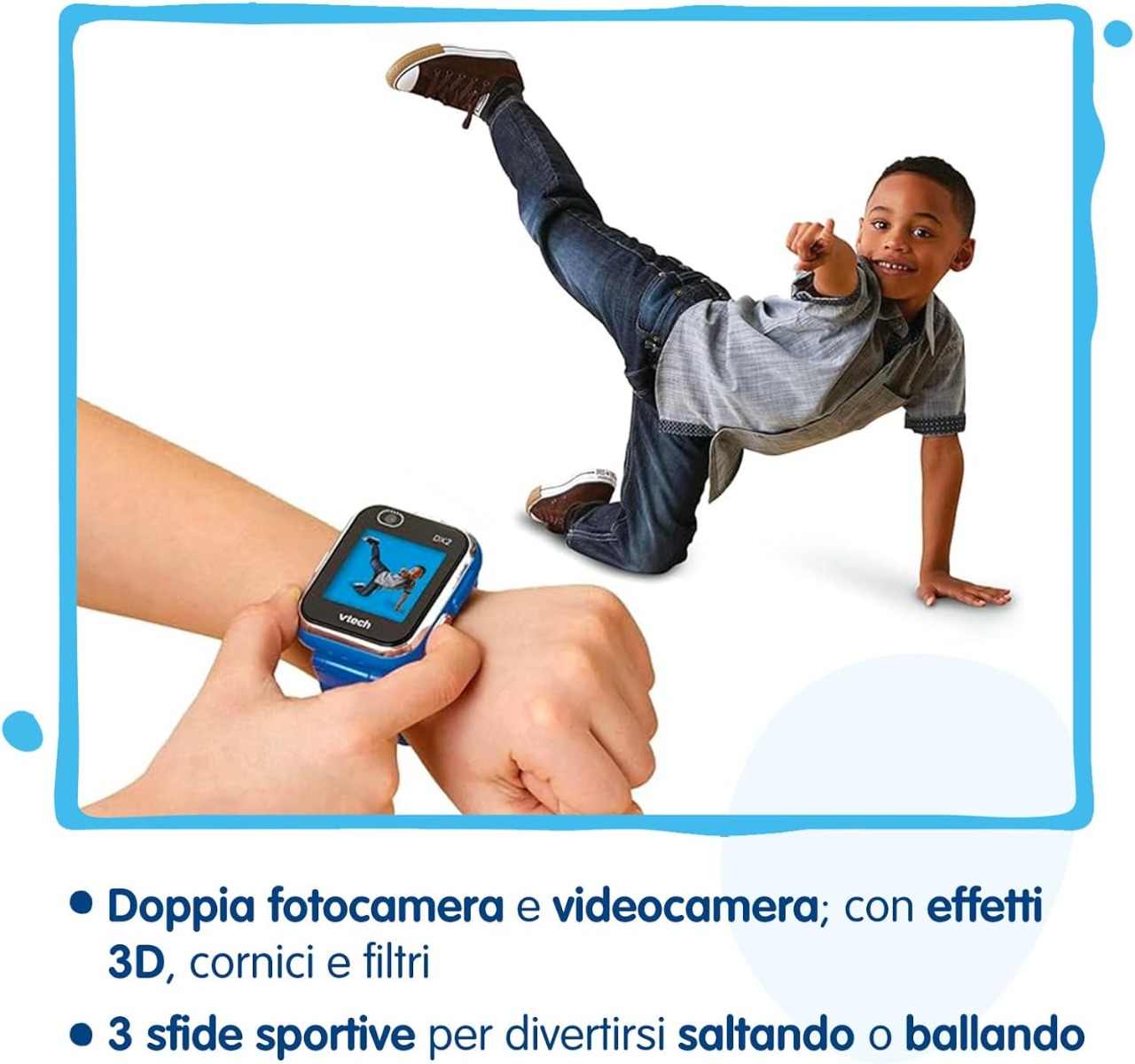 VTech Kidizoom Smartwatch DX2 Blu - 193876