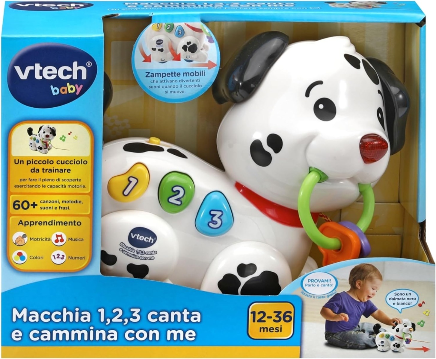 VTech Macchia - 1,2,3, Canta e Cammina con Me! - 502807