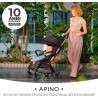 Kinderkraft Passeggino Apino Grigio