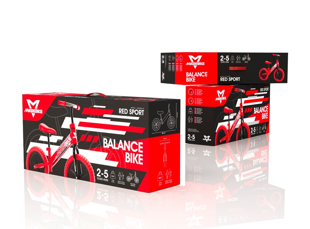 Bicicletta Magikbike Evolution Rossa ITAB200
