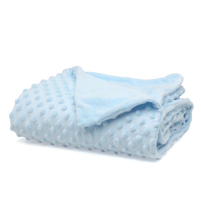 Kiokids Copertina Pile Azzurro  Pensata per avvolgere il tuo bambino nel comfort più assoluto. Con una texture unica che stimo