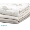 Kiokids Mussolina in Bambù 3pz - Grigio