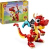 LEGO Creator 3 in 1 Drago Rosso - 31145