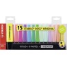Stabilo Boss Evidenziatori 15 Pezzi Colori Assortiti