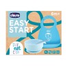 Chicco Set Pappa Silicone +6 Mesi Azzurro 10238200