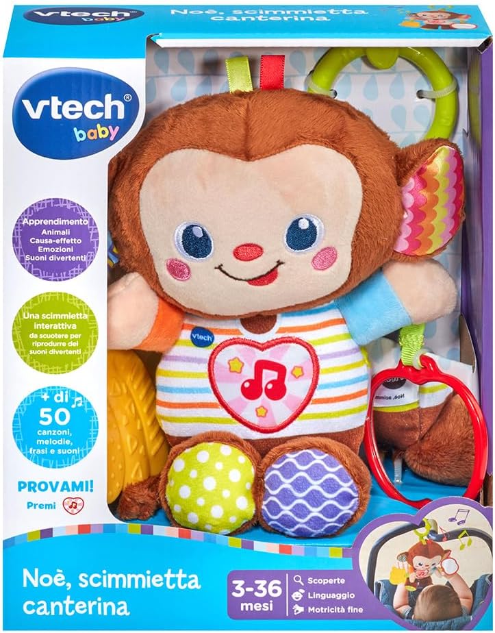 VTech Sonaglio Noè Scimmietta Canterina - 513407