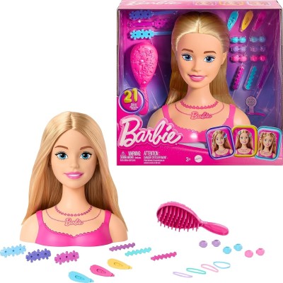 Mattel Barbie Testa da Pettinare Small HMD88