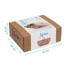 Kiokids Portapranzo Inox Orsetto Rosa
