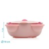 Kiokids Portapranzo Inox Orsetto Rosa