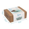 Kiokids Portapranzo Inox Orsetto Azzurro