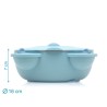 Kiokids Portapranzo Inox Orsetto Azzurro