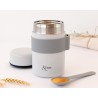 Kiokids Thermos 500ml Grigio con Cucchiaino
