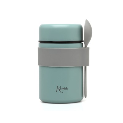 Kiokids Thermos 500ml Salvia con Cucchiaino