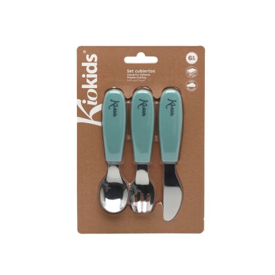 Kiokids Set Posate Inox Salvia