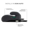 Kinderkraft Seggiolino Auto I-Boost Grey KCIBOO00GRY0000