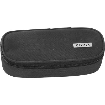 Comix Astuccio Ovale Organizzato Monocromo Nero 71526NE