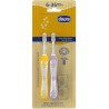 Chicco Spazzolini Lilla/Senape 2 Pezzi +6 Mesi 12082000