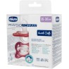 Chicco Succhiotto Dual Soft 16-36 Mesi Girl 2 Pezzi 730865100