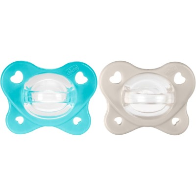Chicco Succhietto Dual Soft 6-16 Mesi Boy 2 Pezzi 730876100