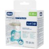 Chicco Succhietto Dual Soft 6-16 Mesi Boy 2 Pezzi 730876100