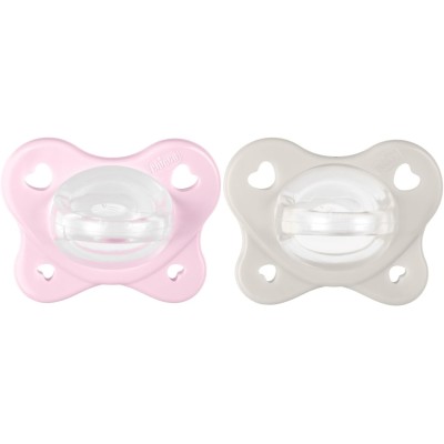 Chicco Succhietto Dual Soft 2-6 Mesi Girl 2 Pezzi 730885100