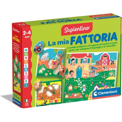 Clementoni Sapientino Montessori La mia Fattoria 16856