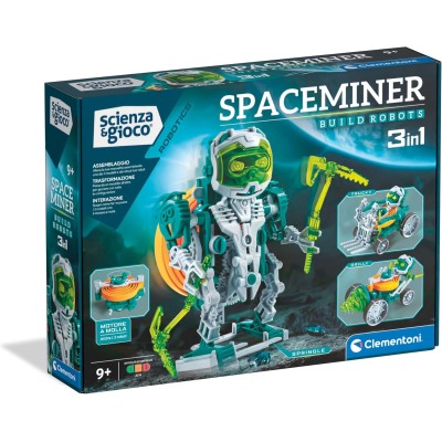 Clementoni Scienza & Gioco Robotics Spaceminer 3 In 1 19344