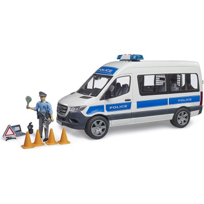 MB Sprinter Veicolo Di Emergenza Della Polizia - Bruder 02683 